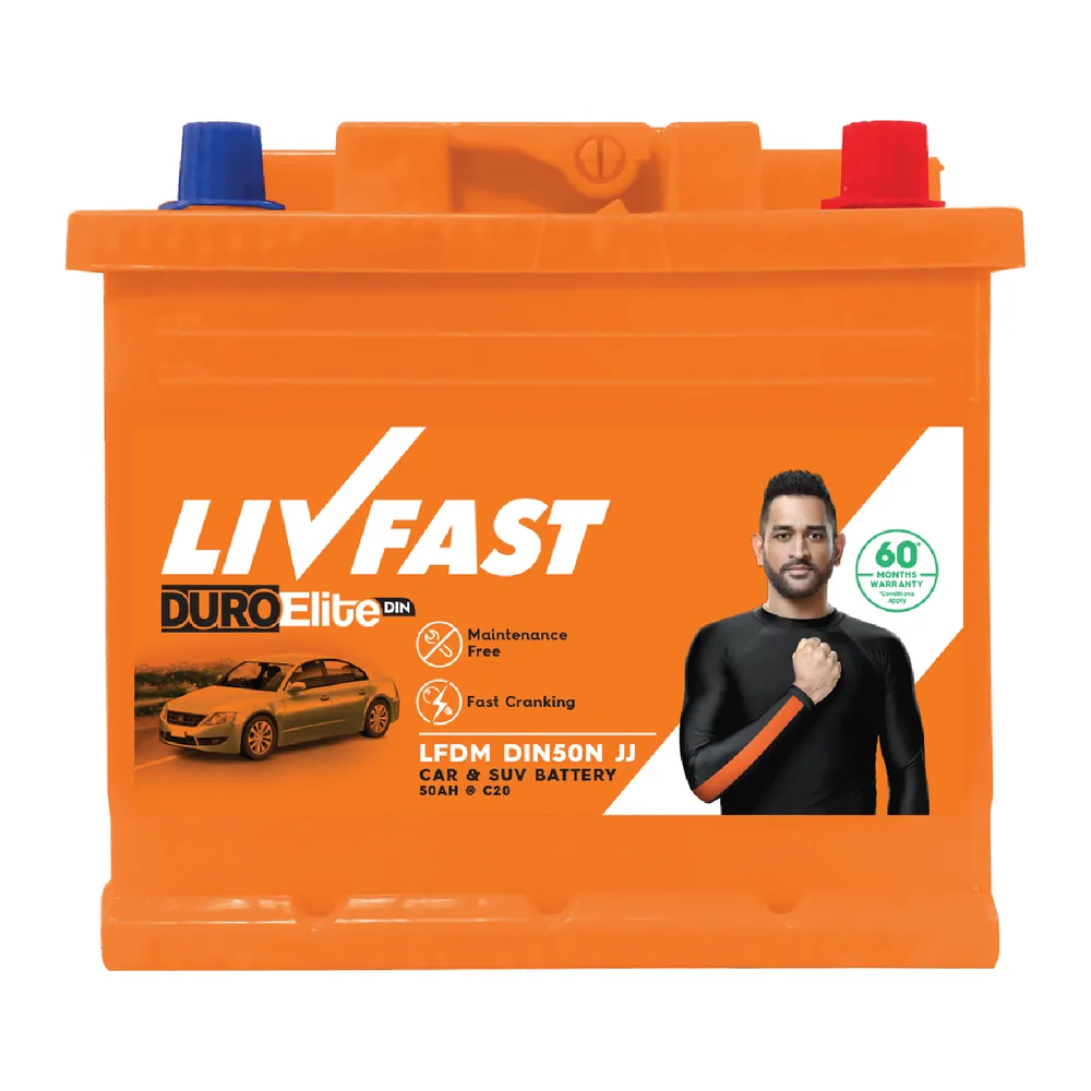 Din 55 Car Battery - Livfast