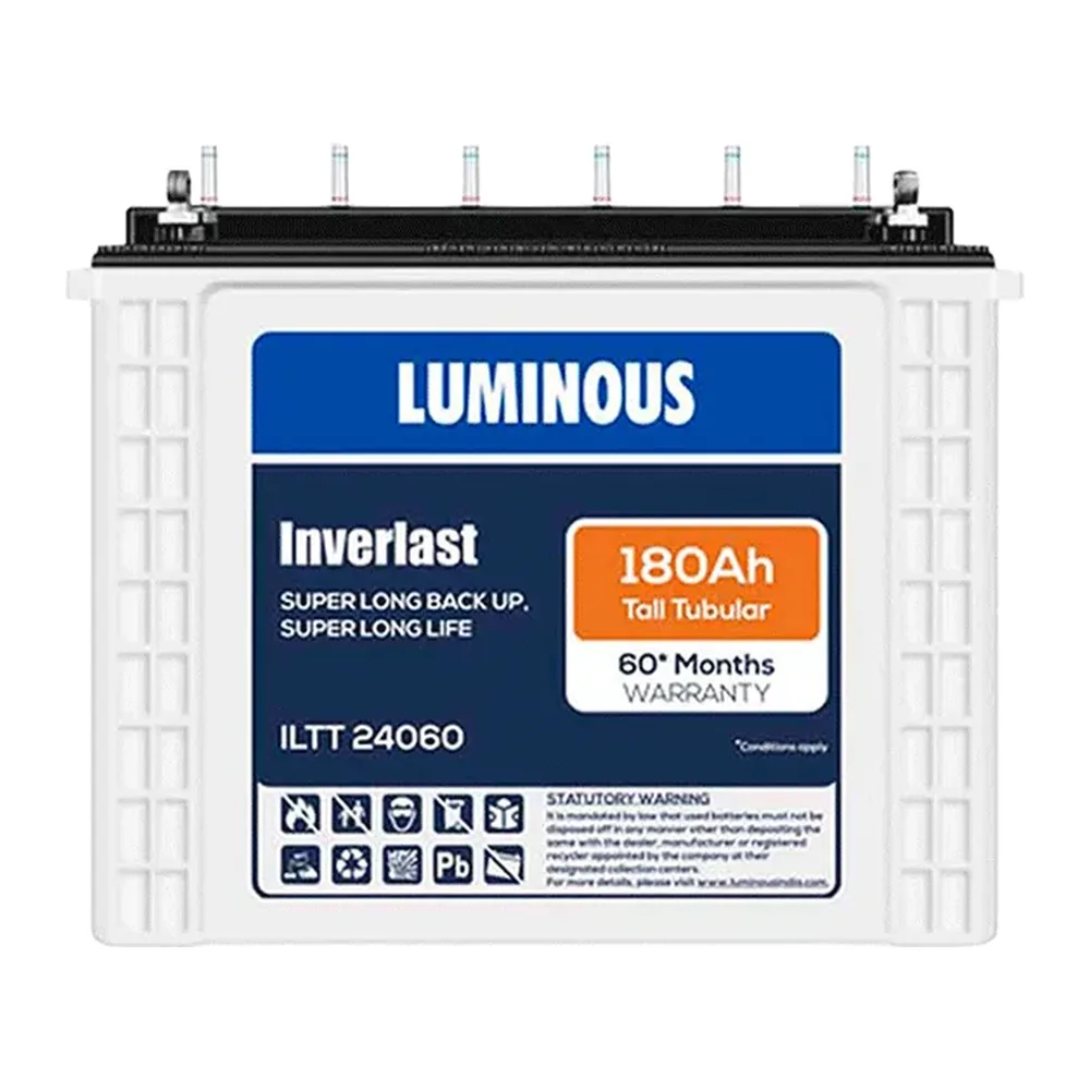 LUMINOUS ILTT 24060 - 180AH TALL TUBULAR BATTERY