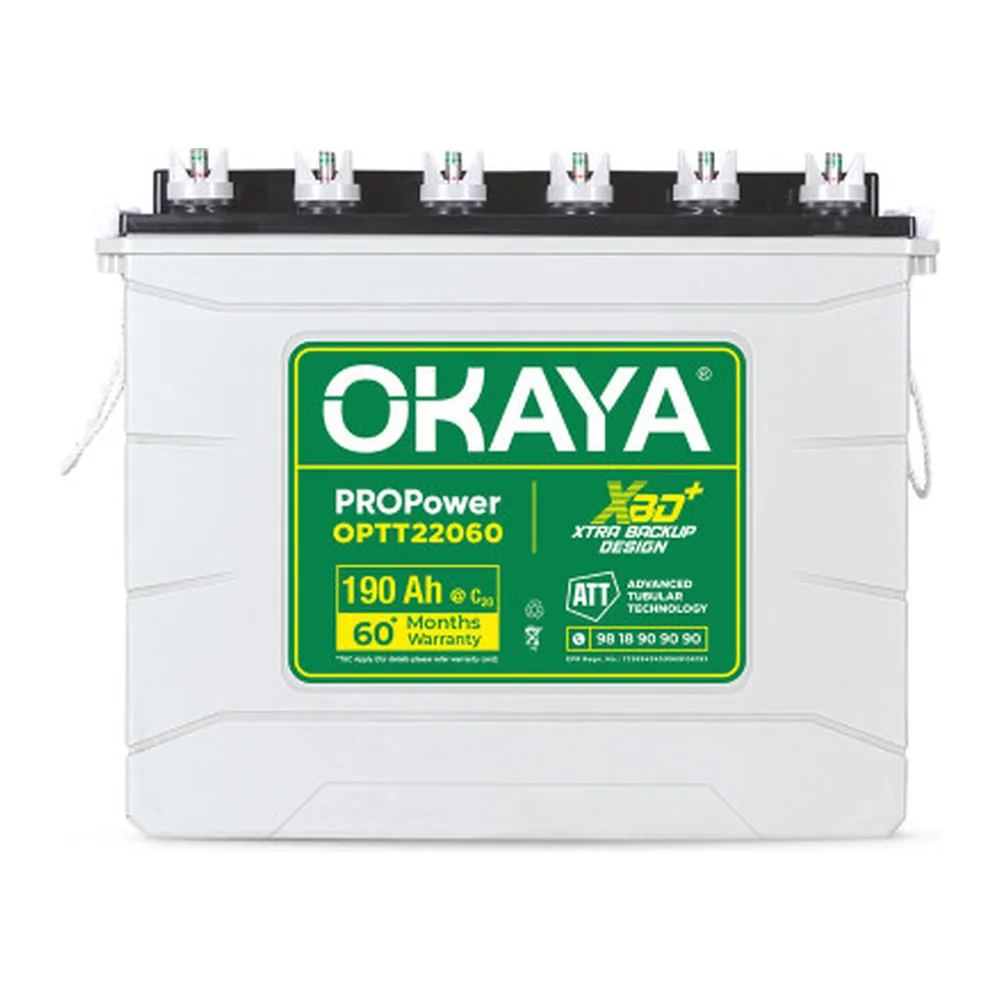 Okaya OPTT 22060 Battery190 AH