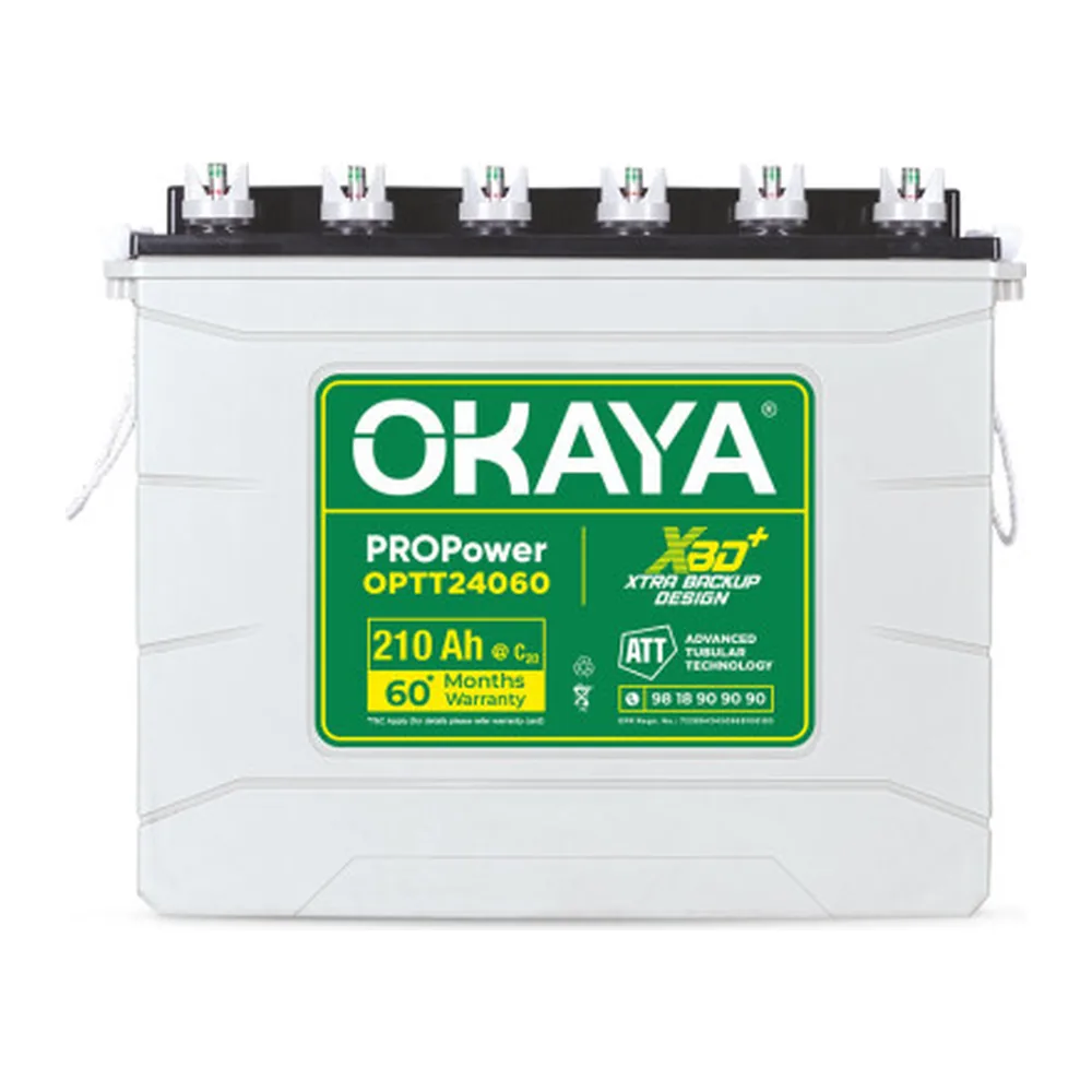 Okaya OPTT 24060 Battery 210 AH