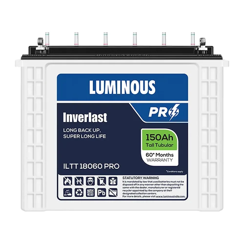 Luminous iltt18000n - 150ah tall tubular battery