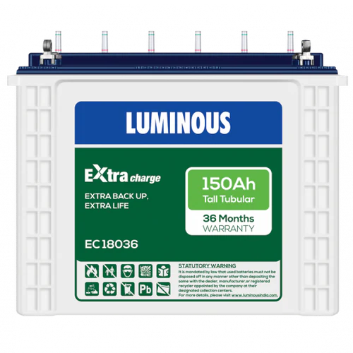LUMINOUS EC 18036 - 150AH TALL TUBULAR BATTERY