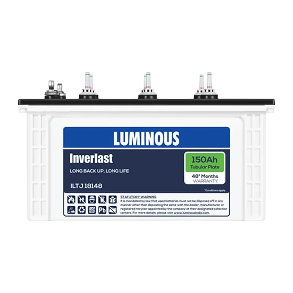 LUMINOUS INVERLAST ILTJ18148 - 150AH TUBULAR BATTERY