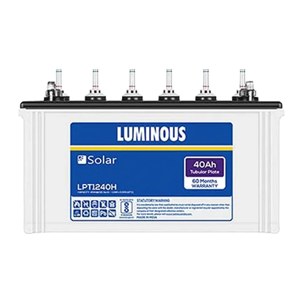 LUMINOUS SOLAR 40AH BATTERY | LPT1240H